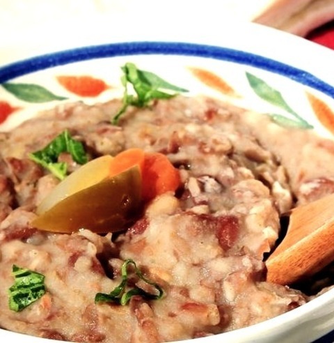 Vegetarian Refried Beans - Side DishWith Very Little Fat, This Classic Vegetarian And Vegan Refried Bean