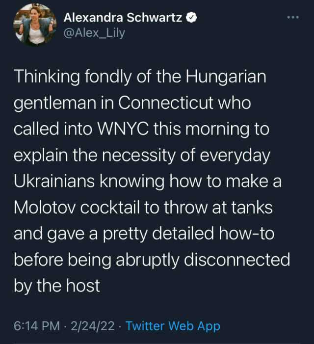 tweet from Alexandra Schwartz; text below