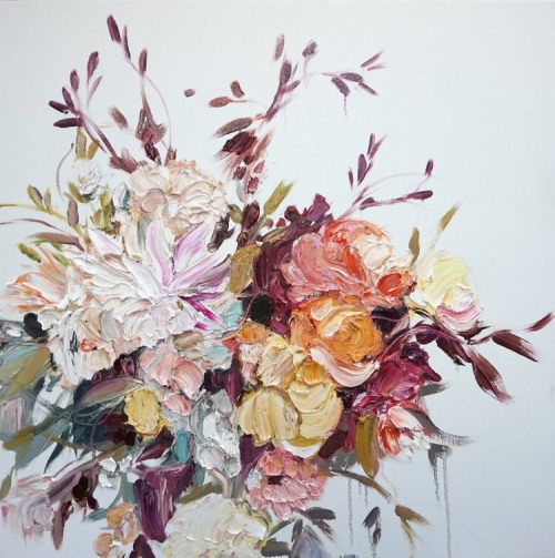 narcissiste:  Floral Paintings by Stephanie Fehrenbach. 