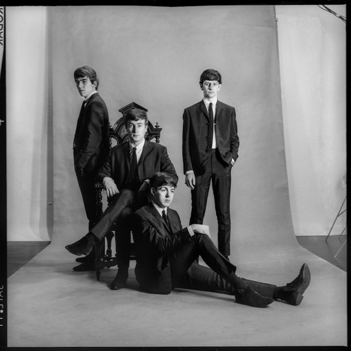 thebeatlesbw:John and Paul performing Shakespeare for the TV show &ldquo;Around The Beatles&rdquo;, 28th April 1964