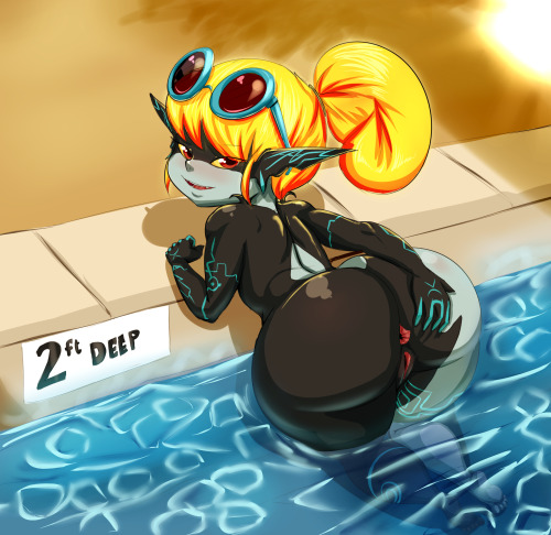 lucianite:  theterriblecon:  She was supposed to take a break from all the action she was receiving, and yet she still hungers for anal.   Didn’t think I ever needed blonde Midna. Turns out I was wrong.   < |D’‘‘‘‘