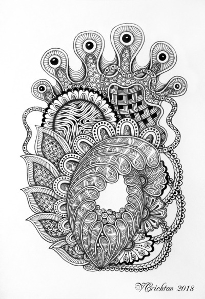 ZENTANGLE HOUSE: Photo