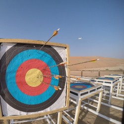 nhayan:  A round of #archery 🎯  (at Qasr