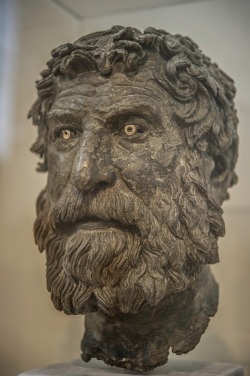 museum-of-artifacts:    Bronze portrait of