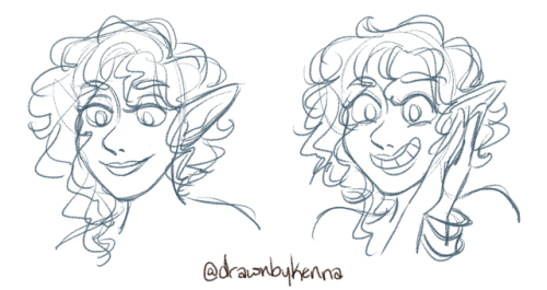 Sketched out another character idea I’ve had floating around. Happy :D faces have always been 