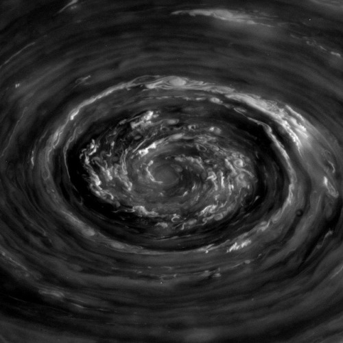 Vortex at Saturn’s North PoleCredit: NASA/JPL-Caltech/Space Science Institute