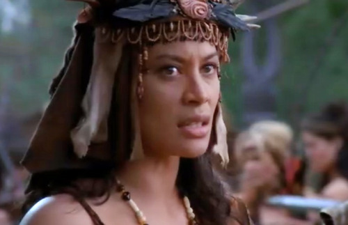 throwbackmovie: Sela Apera as Queen Marga in the TV series XENA: WARRIOR PRINCESS -  2000 - 200