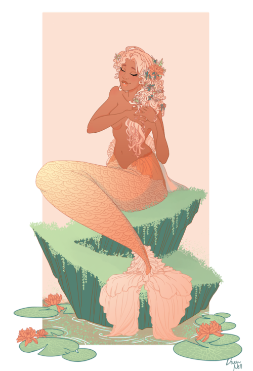 A drawing that I planned to have done last mermay but c’est la vie, lets go mermay round two!
