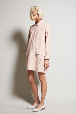 northmagneticpole:  Annick Shirt Dress in Blush-No.6 Store 