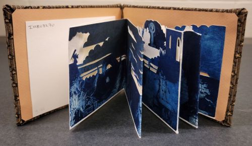 This beautiful artist book was created by @joannakrobson in 2011. &ldquo;The Tempest 1932: a vis