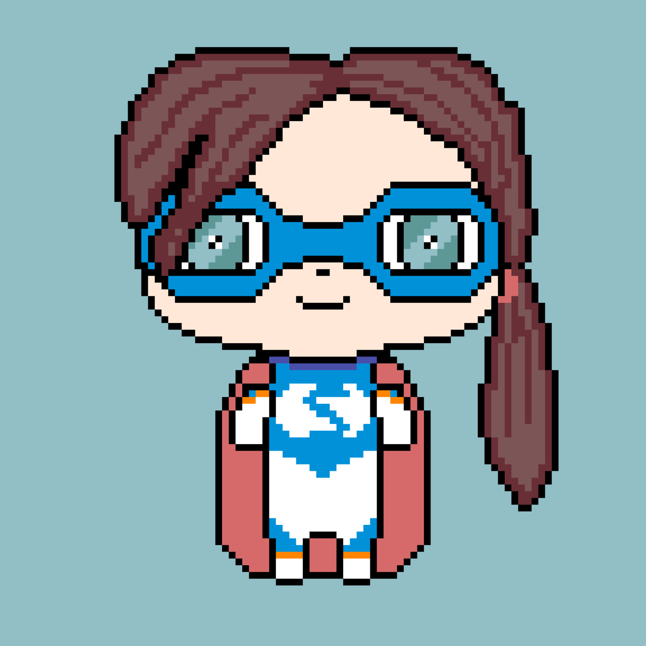 elastigale:  poisonous-fun: I really love @yamino /@elastigale ’s art and I have wanted to draw her Starogale design so so bad.   Omg, she is so adorable in pixel form. <3