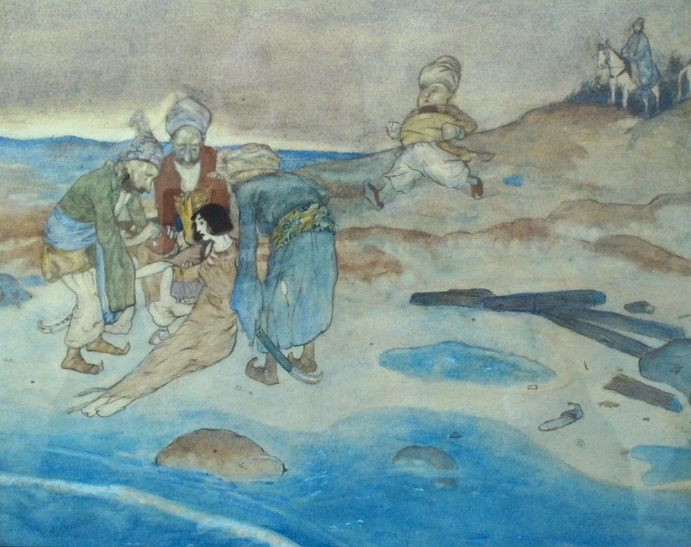 magictransistor:  Edmund Dulac, Stories from The Arabian Nights, 1907.