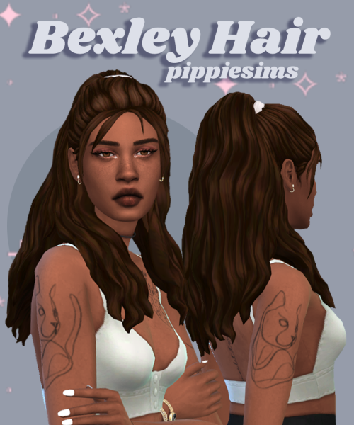 Bexley Hair omg i am in love with this sim.BGCAll LODsHat compatibleDownload (free)(quick update bel