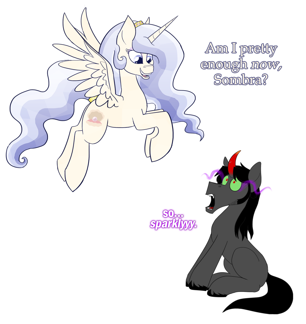 ask-opalescent-pearl:ask-wiggles:A thank you drawing Patreon Reward for tambelon!