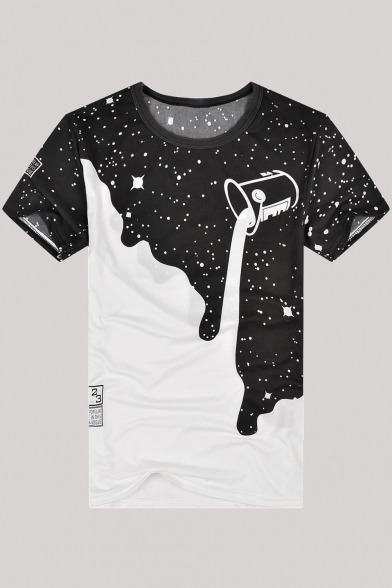 runninman7012heart:Creative Printed T-shirtsAstronaut || DopeFlower || PineappleColor Block || Alien