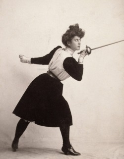 carolathhabsburg: Fencer. Mids 1900s