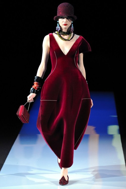 Inspiration For The Day More is more is more at Emporio Armani for Milan Fashion Week