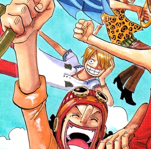 mashail-abdullah:  yuushishio:  cavenbishie:  Why is it that Sanji is always the cutest in the color spreads. Like seriously.What a little shit.  Because  there  is  a  brightest  lovely  warm  smile  on  that  squishy  cheek  melting  your  heart   My