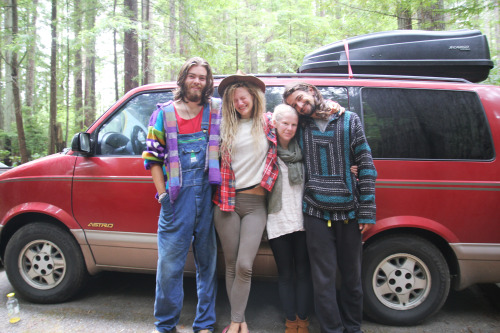 dayzea:  Last photo with the boys before parting ways. The road is a trip. Grateful for it all. 