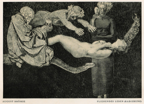 August Brömse (1873-1925), &lsquo;Fliehendes Leben&rsquo; (Fleeing Life), “Die Kunst für alle”, 1911