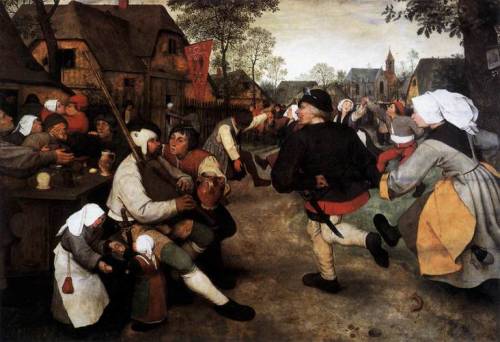 The Peasant Dance, 1568, Pieter Bruegel the ElderMedium: oil,panel