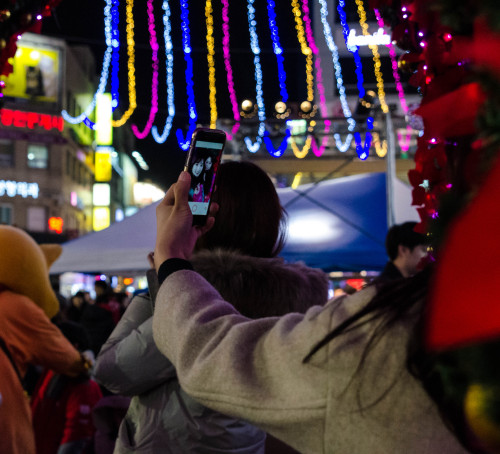 Selfie Culture. Daegu, South Korea. Photo by Sarah J Black