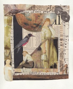 jeanneteolisart:  “Domestic” Collage by Jeanne Teolis