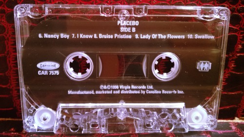 generoraro:  Placebo, ℗&amp;©1996 Virgin Records Ltd.Manufactured, marketed and distri
