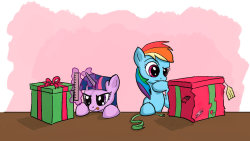 twidashlove:  Wrapping gifts together is fun! Source: Alloco  x3!