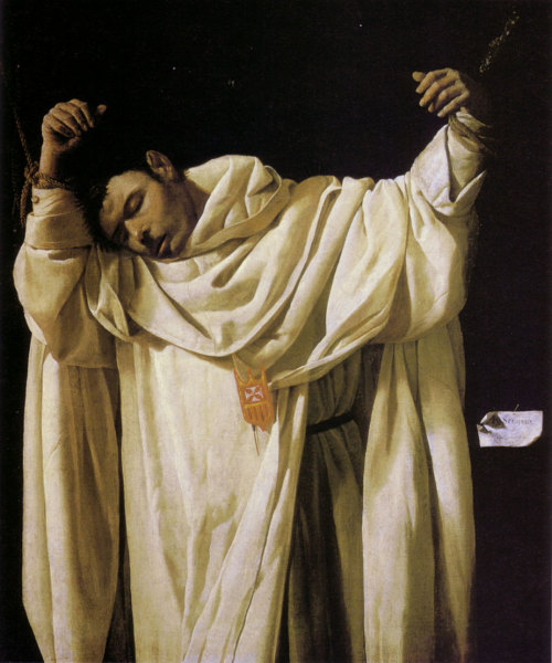 deadpaint:Francisco de Zurbarán, St. Serapion (1628)