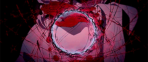 ydotome: Blood Demon Art… Cutting Thread Rotation! vs. Water Breathing… Eleventh From… Dead Calm.  -