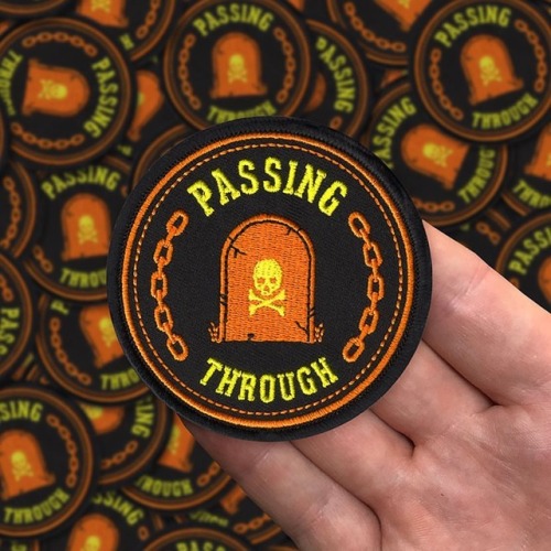 Just passing throughNew patches just arrived, available at www.seventhink.com. https://www.instagram