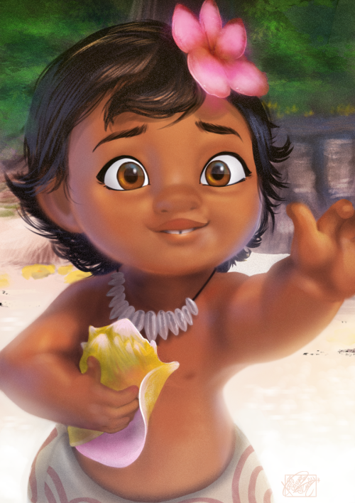 today’s warmup was baby moana. i was watching it on disney+