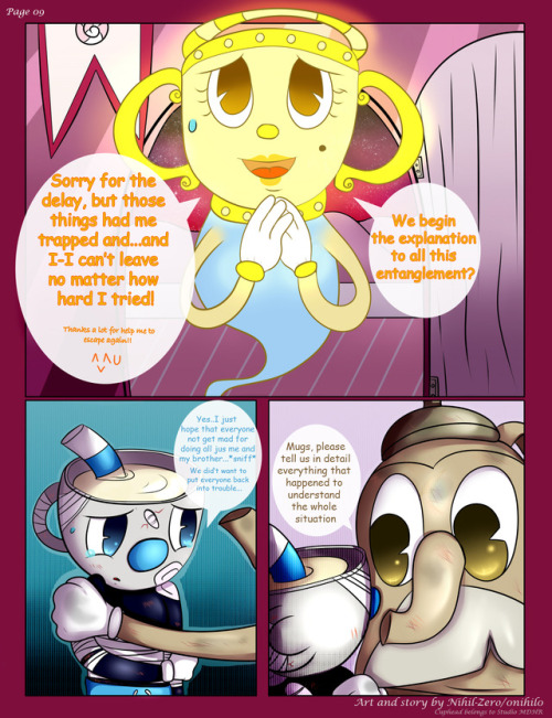 Somnium X-bis Chapter 1 Part 2Comic crossover between Cuphead, Ori and the blind forest/will o’ the 
