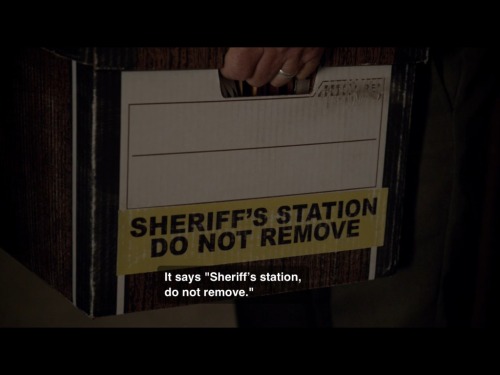 I can just imagine Stiles pulling the same move when he’s sheriff, only to a more extreme. He&