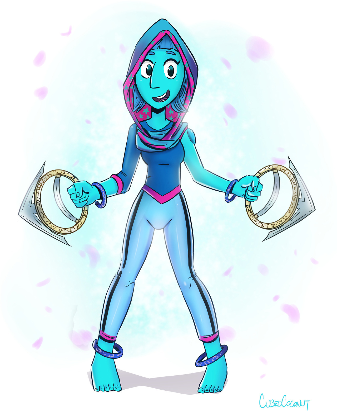 atiller-1: Here is Lavender Fluorite!  She’s a triple fusion of Aquamarine, Emerald,