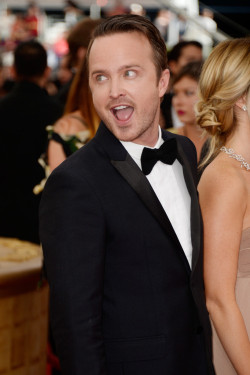 timotay-chalamet:  Actor Aaron Paul arrives