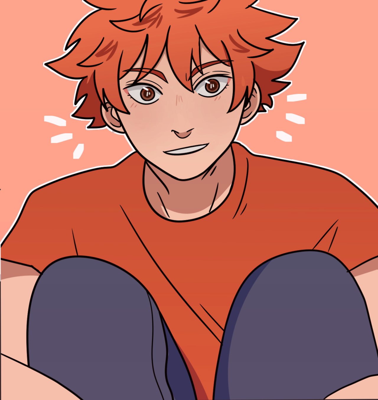 northful: a quick lil hinata i did a while ago to cheer myself up =3=