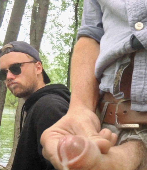 publicfunlovers:  exhibitionistsandvoyeurs:  Sucking strangers and eating their cum in the woods all day is what faggots like me do! Charles-Edouard Lehoux  