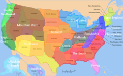 datcatwhatcameback: evilpoptartpony:  mapsontheweb: New and Improved Regions of the United States. @datcatwhatcameback for your map nerding pleasure  Appalachia is missing some significant bits that were given to “Midlands” and the “Great Lakes”