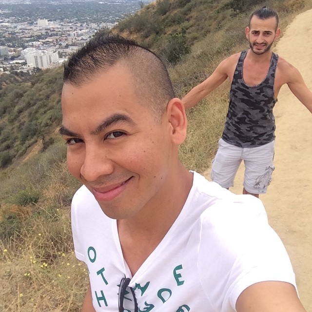 🐾🐾 Hiking time.  (at Runyon Canyon Park)