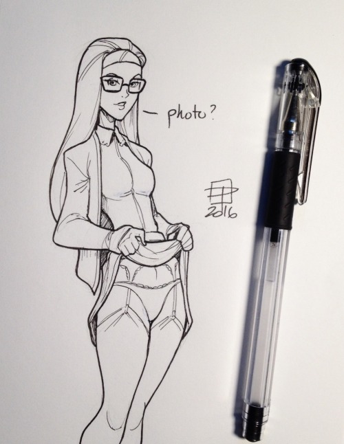 callmepo:  Have a little sore throat - I hear that Honey Lemon is good for that?  Being a little cheeky with today’s warm up sketch. (Why should Gogo get all the love, right?)   <3