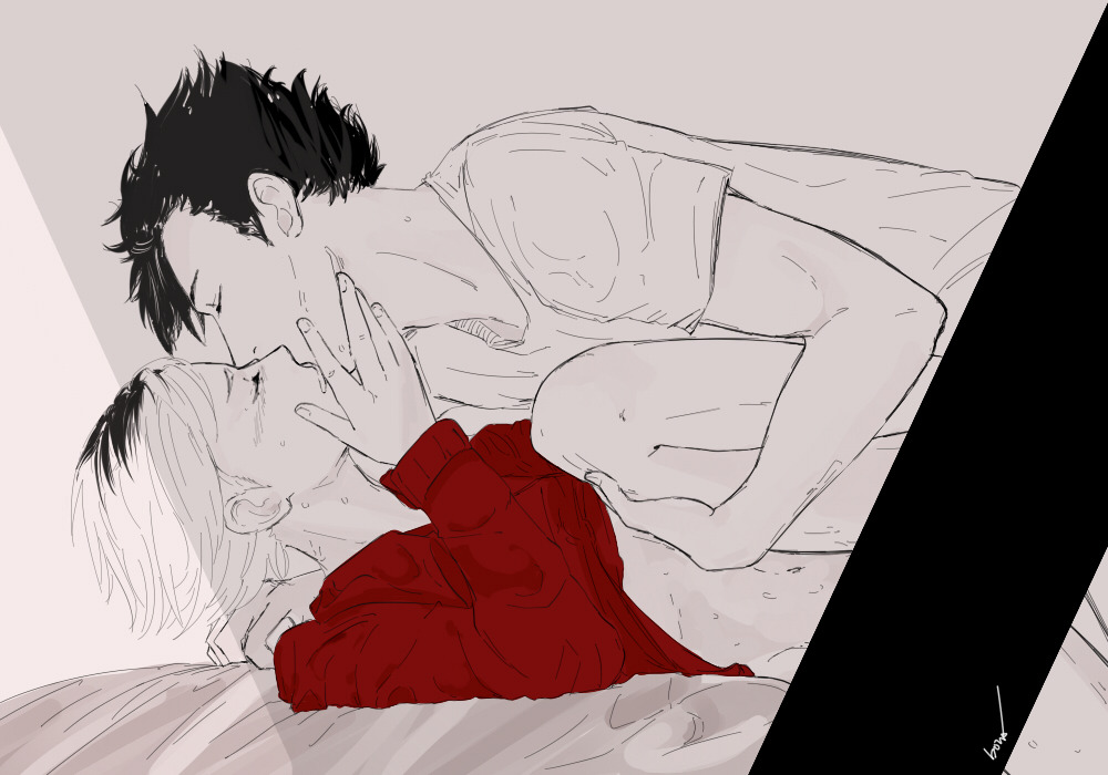 boniebelle-nsfw:  I was commissioned to do KuroKen before (for a fanbook XD)&gt;&gt;posting
