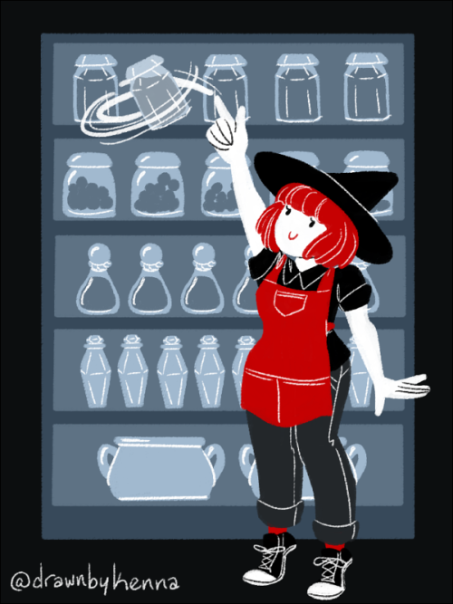 @31witches 18, Store Clerk! High shelves? No problem. 8D