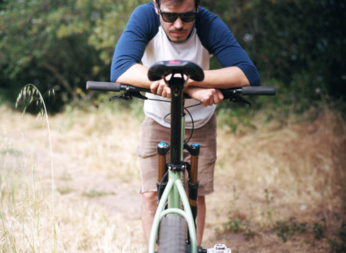 full-frame-collective: A Niner by Stinner This is John’s new mountain bike. It was made in Santa Ba