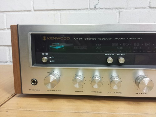 Kenwood KR-3600 AM/FM Stereo Receiver, 1976