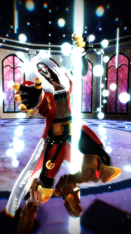 randomdraggon:  Merry Shitscram you hooligans!I made Reaper some skins for MMD users! Feliz (green) and Navidad (red). Also if you’re good at editing with PMX editor, it should be easy to just replace the textures and delete the fur and snowflakes so