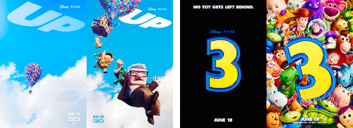 mickeyandcompany:Pixar movies + teaser posters and theatrical release posters