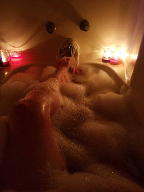 Nothin more erotic than being watched while taking a bubble bath