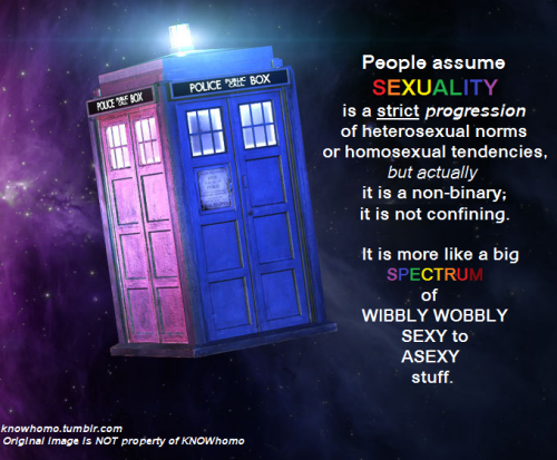 knowhomo:LGBTQ* Quotes Revamped Doctor Who Fandom StyleThe only box we fit in at KNOWhomo is the Tar